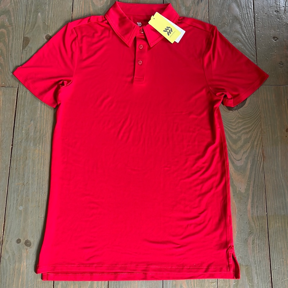 Men’s Size S All in Motion Red Jersey Polo